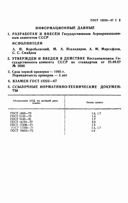 Страница 6 ГОСТ 13223-87