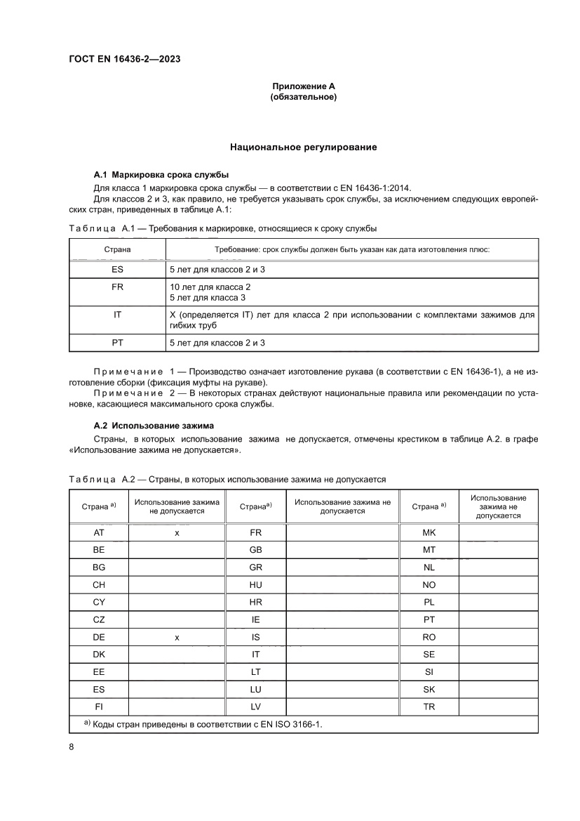 Страница 12 ГОСТ EN 16436-2-2023