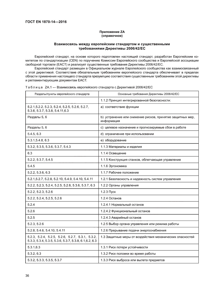 Страница 42 ГОСТ EN 1870-14-2016