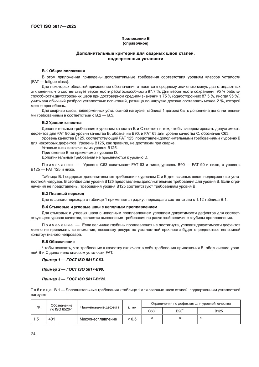 Страница 30 ГОСТ ISO 5817-2025