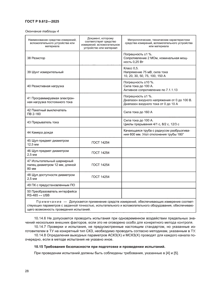 Страница 32 ГОСТ Р 9.612-2025