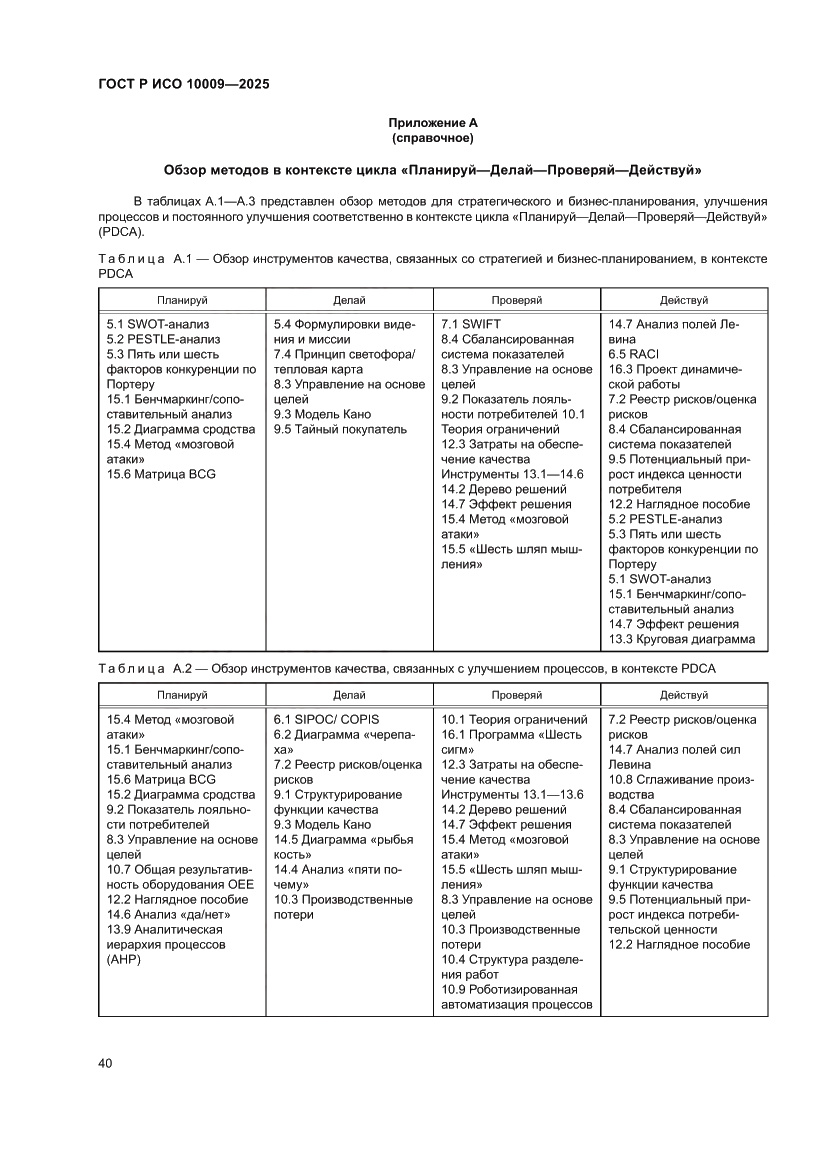 Страница 44 ГОСТ Р ИСО 10009-2025