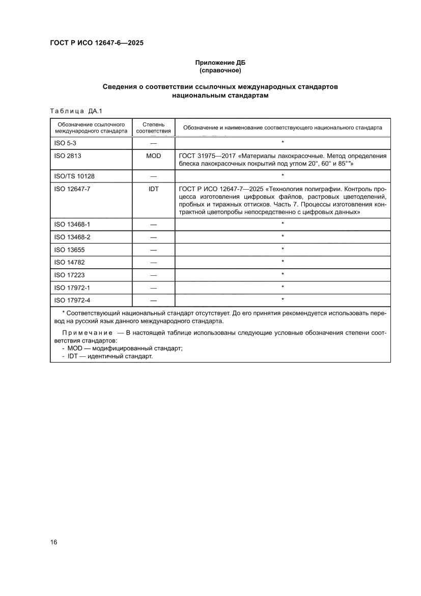 Страница 22 ГОСТ Р ИСО 12647-6-2025