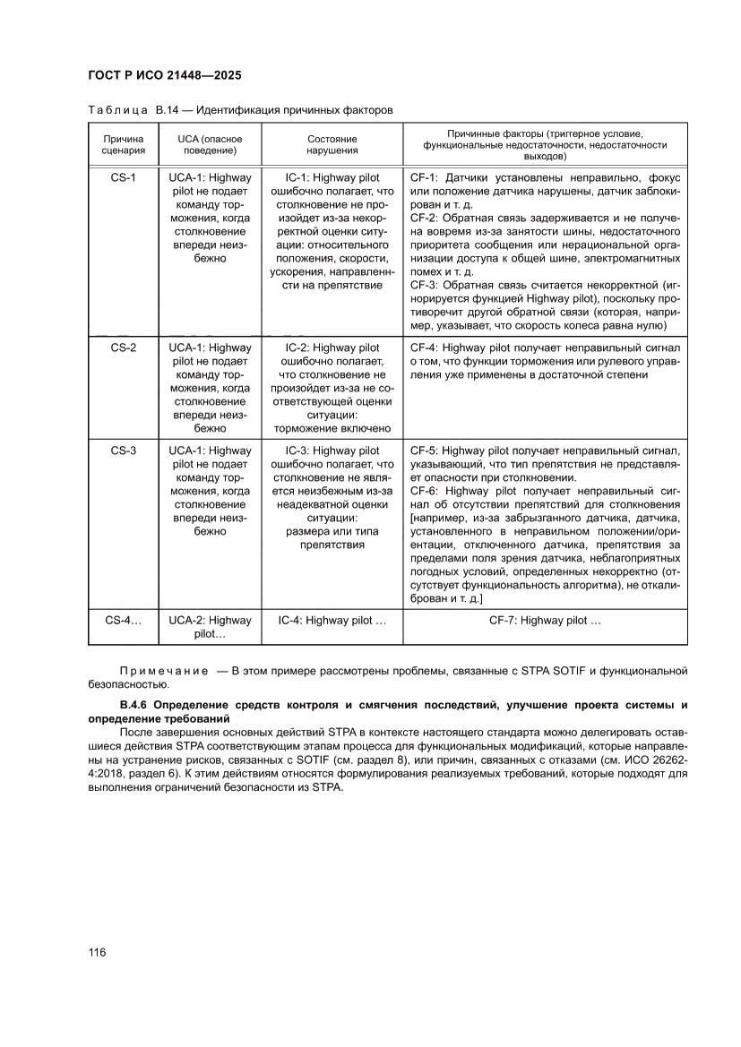 Страница 124 ГОСТ Р ИСО 21448-2025