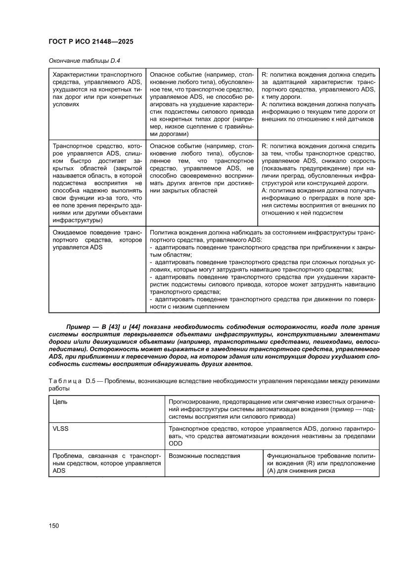 Страница 158 ГОСТ Р ИСО 21448-2025