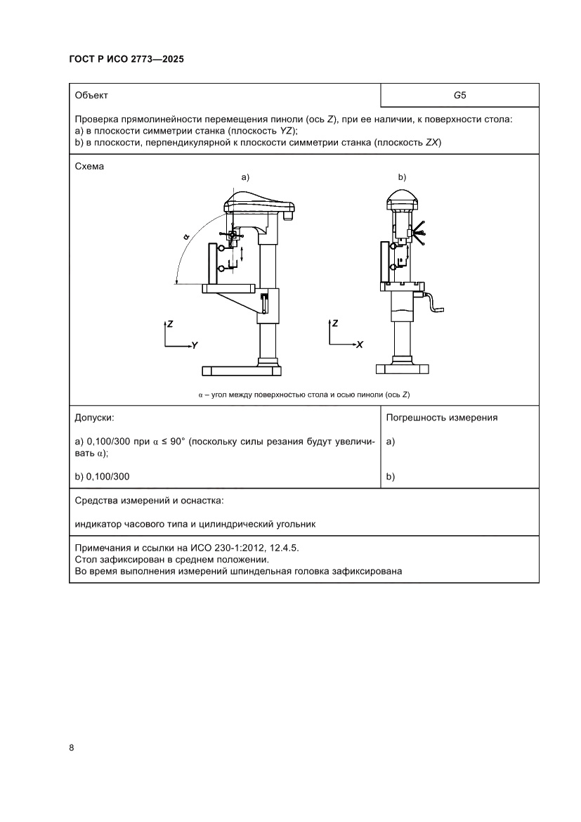 Страница 12 ГОСТ Р ИСО 2773-2025
