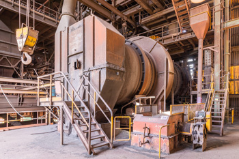 барабан-окомкователь - обязательный элемент агломерационной фабрики