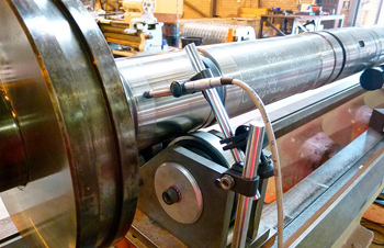 работа мобильной установки для алмазного выглаживания