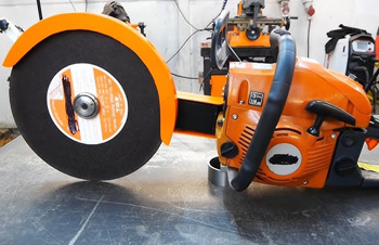 цепная пила с дисковым полотом - новое слово в семействе этого режущего инструмента