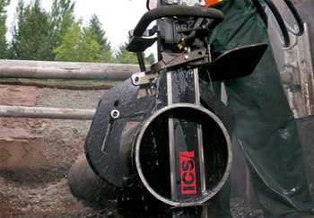 цепные пилы могут разрезать даже трубы большого диаметра