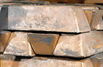 вес чушки и слитка медных может доходить до 80 кг