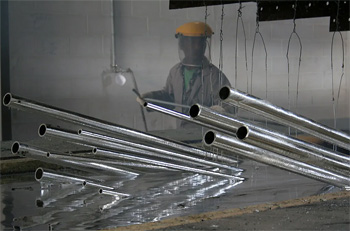 горячее цинкование труб