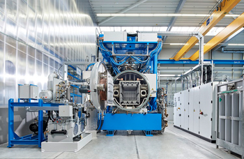 промышленная камера диффузионной сварки для крупных заготовок