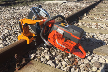 дисковые отрезные станки могут разрезать даже рельсы