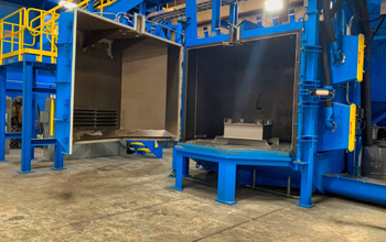 стационарные дробеструйные аппараты с закрытой камерой