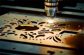 фигурной резкой металла создают элементы дизайна и декора