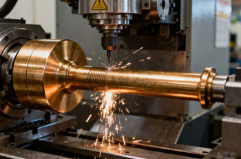 создание резьбы на детали при фрезеровке бронзы