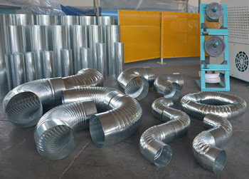 возможности гофроколенных станков в производстве элементов вентиляционных сетей