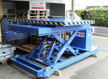 грузоподъемные столы оснащены массивной платформой и подъемным механизмом ни гидравлической или электрической основе