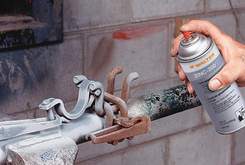 холодное цинкование помогает остановить коррозию даже на сильно пораженных участках