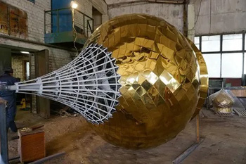 изготовление куполов со сборкой на производстве