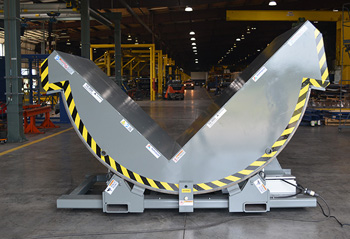 промышленные кантователи оснащают разными типами приводов