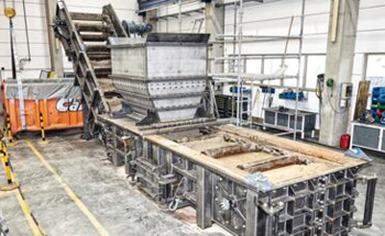конвейерные машины для разливки шлака обеспечивают бесперебойную работу литейки