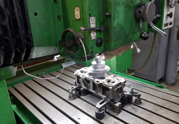 расточка блока цилиндра на координатно-расточном станке