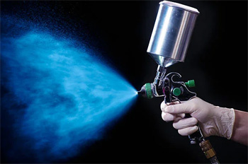 краскопульты имеют большой радиус распыления