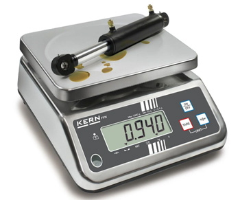 взвешивание гидроцилиндра на лабораторных весах