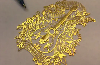 лазерная резка латуни подчеркивает декоративные свойства этого сплава