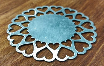 образец фигурной лазерная резки оцинковки