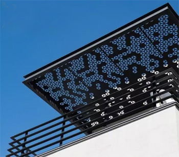 лазерная резка решеток для создания козырьков