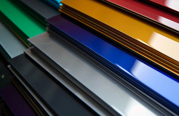 лист окрашенный: любые оттенки, от теплых до холодных