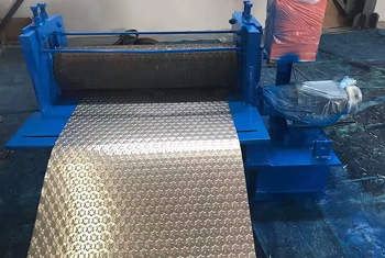 процесс производства листа рифленого