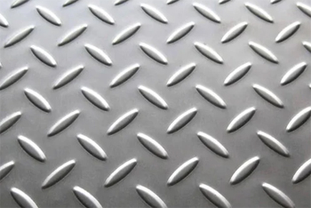 лист рифленый алюминиевый с рисунком дуэт