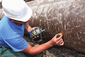 исследование трубопроводных сетей при помощи магнитных дефектоскопов