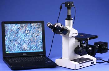 металлографические микроскопы способны увидеть кристаллическую решетку материала