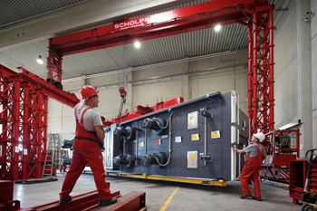 монтаж оборудования может быть частью модернизации промышленной техники