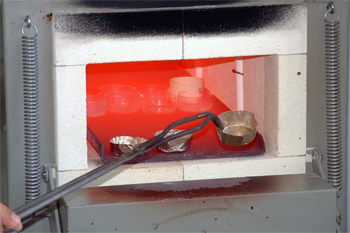 обработка деталей в муфельной печи