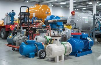 любые типы насосного оборудования - от центробежного до поршневого