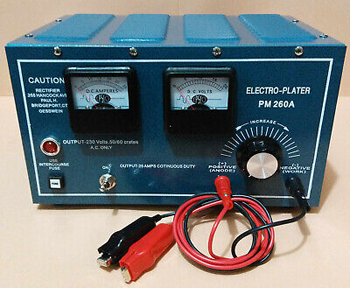 установка для платинирования металла ручным способом