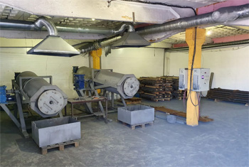 производство, оснащенное оборудованием термодиффузионного цинкования