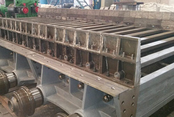 конвейер - один из ведущих элементов в охладителях агломерата