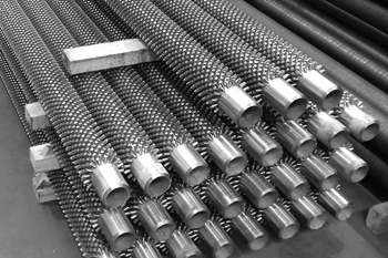 ошиповка труб не только усиливает их жесткость, но и повышает теплопередачу