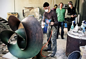 процесс искусственного патинирования металла