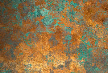 эффект патинирования металла на листе