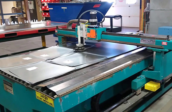 разделение листов при плазменной резке оцинковки