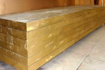 плита латунная с большим сечением - достаточно массивное изделие