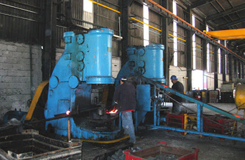 ковка металла на пневмомолотах